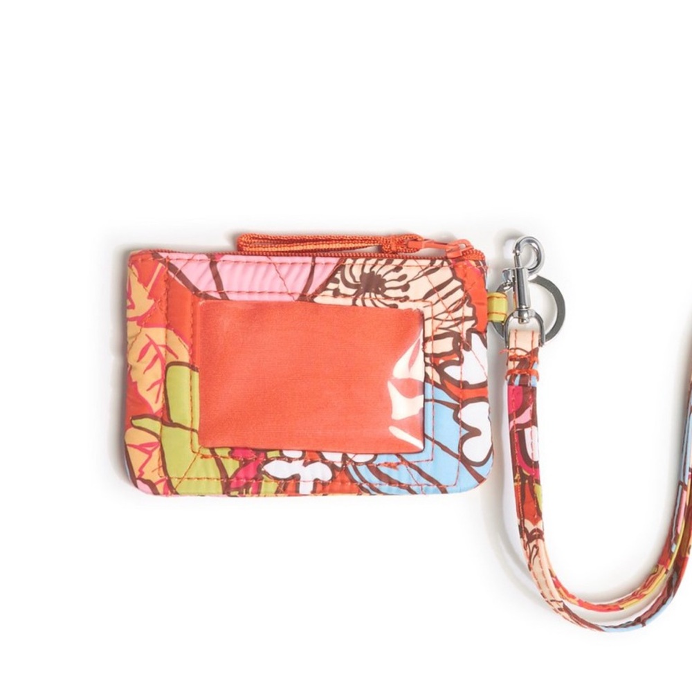 🎁 NWT Vera Bradley ID Wallet + Lanyard, Midday Garden - Picture 2 of 3